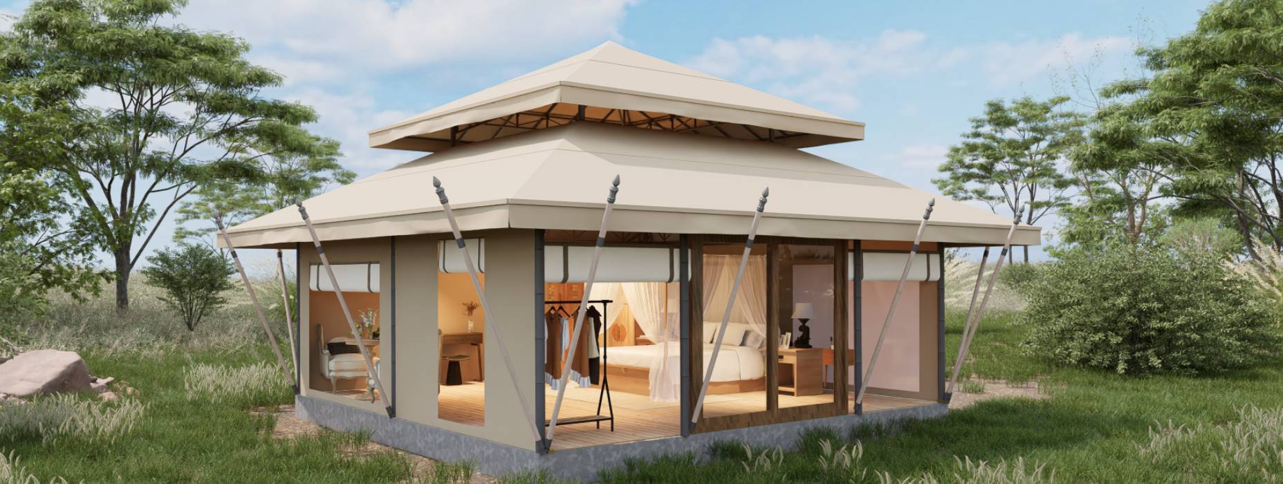 蜀山区户外野奢帐篷